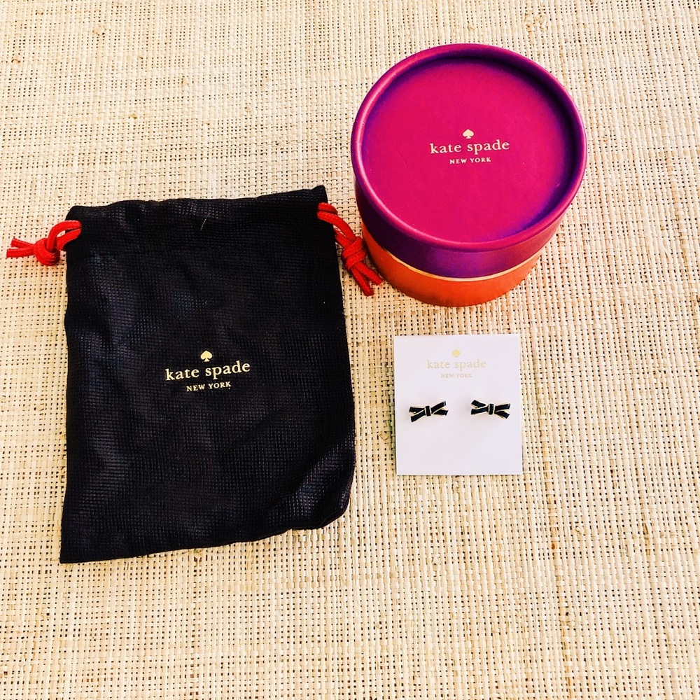 Kate Spade bow stud earrings - BNWT and box